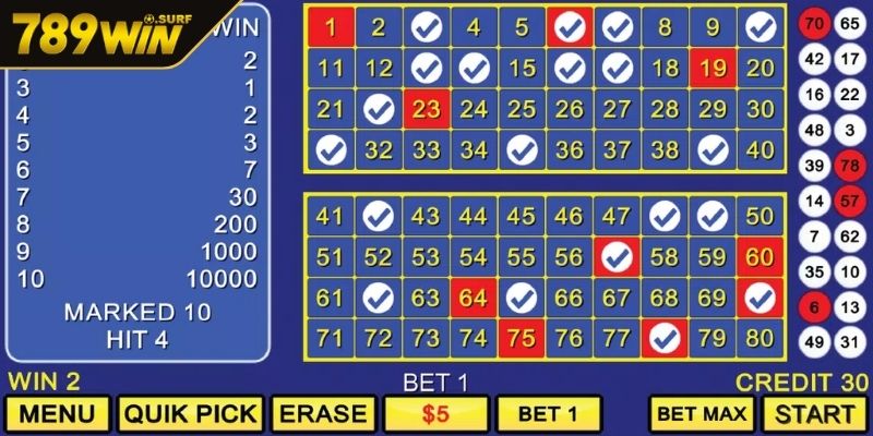 Cách Chơi Keno Giúp Bạn Dễ Dàng Thắng Lớn Tại 789WIN 2 Hướng dẫn cho người tham gia cách chơi keno